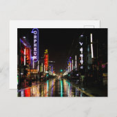 カナダ，バンクーバー，グランビル通り ポストカード (正面/裏面)