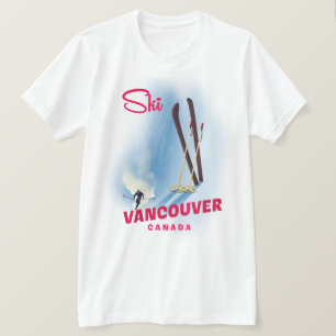 カナダ バンクーバー スキー Tシャツ