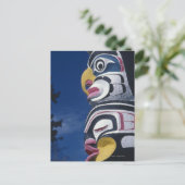 カナダ、バンクーバー、スタンレー・パーク、トーテムポール、 ポストカード (スタンド正面)