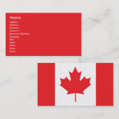 カナダ-ビジネス 名刺 (正面/裏面)