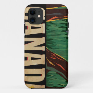 カナダ ビンテージ 旅行ポスター iPhone 11 ケース