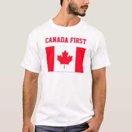 カナダ ファースト 保守的なカナダ Tシャツ