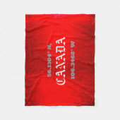 カナダ フリースブランケット (正面)