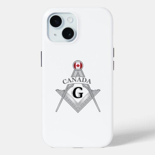 カナダ フリーメイソン サイン Case-Mate iPhoneケース (裏面)