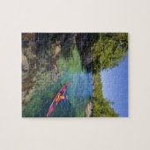 カナダ、ブリティッシュコロンビア、バンクーバー島。海 ジグソーパズル (横)