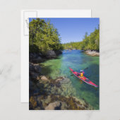 カナダ、ブリティッシュコロンビア、バンクーバー島。海 ポストカード (正面/裏面)