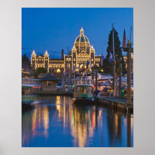 カナダ、ブリティッシュコロンビア、ビクトリア、インナー ポスター (正面)