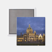 カナダ、ブリティッシュコロンビア、ビクトリア。夕べ、 マグネット (正面/裏面)