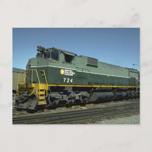 カナダ、ブリティッシュコロンビア、Ry MLW M630 ポストカード (正面)