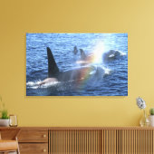 カナダ、ブリティッシュ・コロンビア、ジョンストン・ストレート、 キャンバスプリント (インサイチュ (リビング))