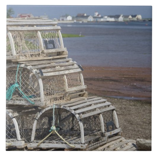 カナダ、プリンス·エドワード島、ラスティコ。ロブスター タイル (正面)