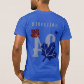 カナダ・ホッケーTシャツ Tシャツ (裏面)