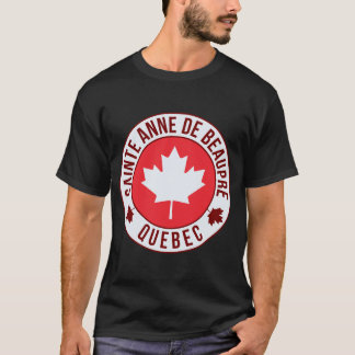 カナダ ボープレの聖アンナ市Tシャツ | 旅行 Tシャツ