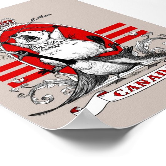 カナダ! ポスター (角)