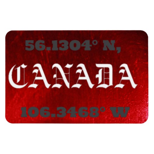 カナダ マグネット (横)