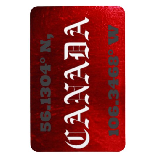 カナダ マグネット (縦)