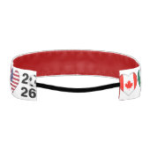 カナダ・メキシコUSA主催サッカー大会2026 アスレチックヘッドバンド (裏面)