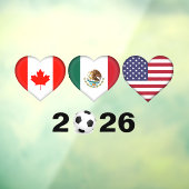 カナダ・メキシコUSA主催サッカー大会2026 ウィンドウサイン (シート3)