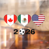 カナダ・メキシコUSA主催サッカー大会2026 ウィンドウサイン (シート2)