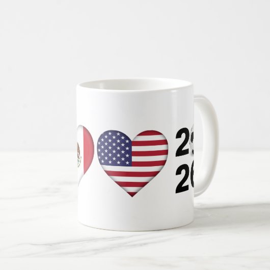 カナダ・メキシコUSA主催サッカー大会2026 コーヒーマグカップ (正面右)