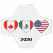 カナダ・メキシコUSA主催サッカー大会2026 サッカーボール (フラット)