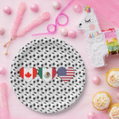 カナダ・メキシコUSA主催サッカー大会2026 ペーパープレート (パーティー)