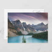 カナダ – モレーヌ湖葉書No.2 ポストカード (正面/裏面)