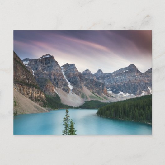 カナダ – モレーヌ湖葉書No.2 ポストカード (正面)