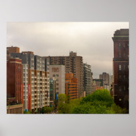 カナダ，モントリオールの建物の風光明媚な景色 ポスター