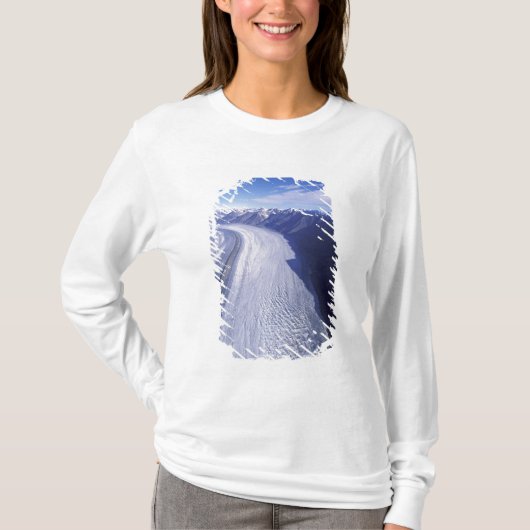 カナダ、ユーコン準州、クルアーン国立公園 Tシャツ (正面)