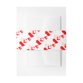 カナダ　ヨハネ 3:16 ウェディング セレブレーション 招待状ベリーバンド