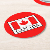 カナダ ラウンドペーパーコースター (アングル)