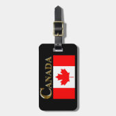 カナダ ラゲッジタグ (正面縦)