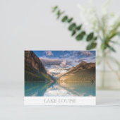 カナダ – レイクルイーズ葉書と文字 ポストカード (スタンド正面)