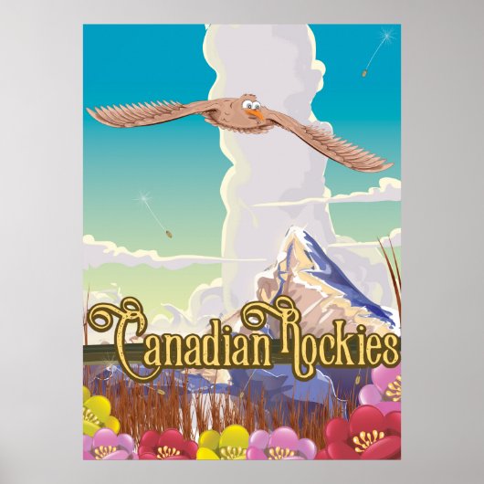 カナダ・ロッキー・イーグル・トラベルポスター ポスター (正面)