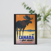カナダ – ヴィンテージ旅行ポスター ポストカード (スタンド正面)