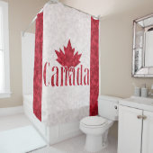 カナダ、国旗 シャワーカーテン (インサイチュ)