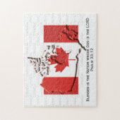 カナダ |国賛美 |カナダ国旗 ジグソーパズル (縦)