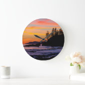 カナダ、太平洋環境国立公園保護区(西部) ラージ壁時計 (ホーム)