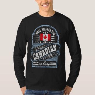 カナダ 怖くない カナダ人が来た Tシャツ