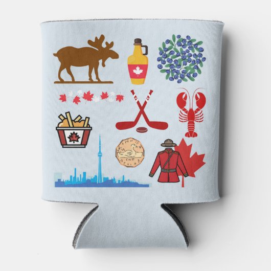 カナダ 楽しい 缶クーラー (正面)