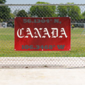 カナダ 横断幕 (インサイチュ)