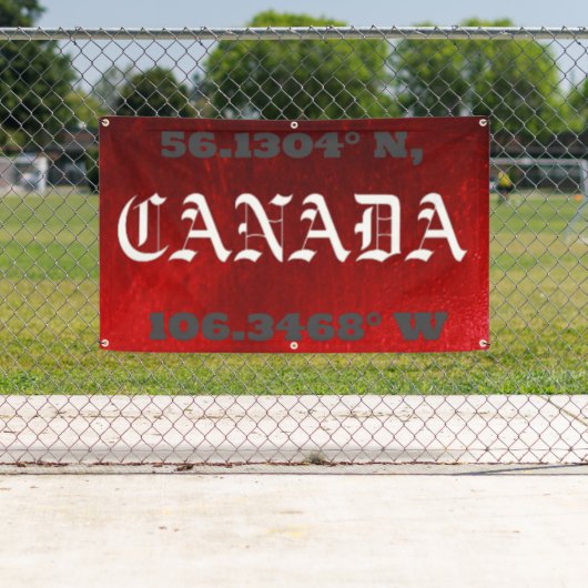 カナダ 横断幕 (インサイチュ)