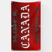 カナダ 横断幕 (縦)