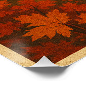 カナダ – 秋壮麗 ポスター (コーナー)