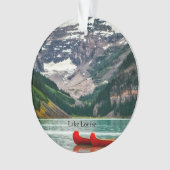 カナダ，美しい湖ルイーズ オーナメント (正面)