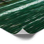 カナダ，美しい湖ルイーズ ポスター (角)