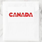 カナダ 長方形シール (バッグ)