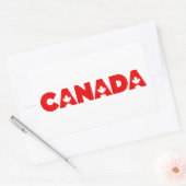 カナダ 長方形シール (封筒)