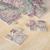 カナダ(1857年)のヴィンテージの地図 ジグソーパズル (側面)